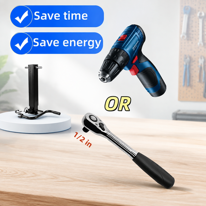 🛠️⚡ Trailer Jack Drill Bit Adapter - Compatible with 1-inch Drive Shaft