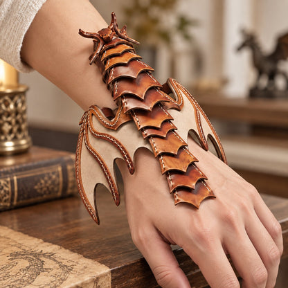 🔥Last Day 49% OFF - 🐉Leather Dragon Wristband