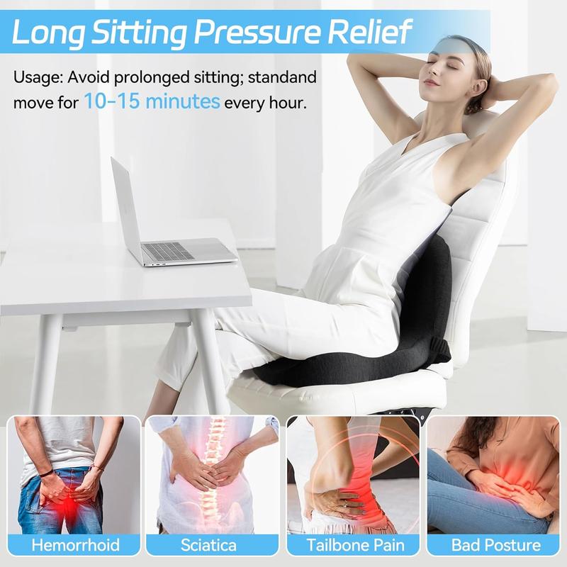 🔥Non-Slip Memory Foam Seat