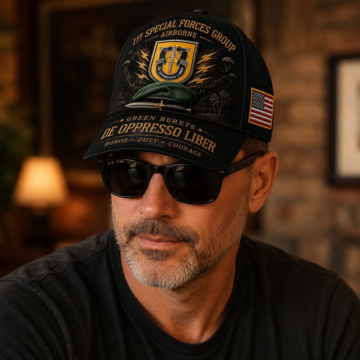 🗡️U.S. Army Special Forces “De Oppresso Liber” Tribute Cap