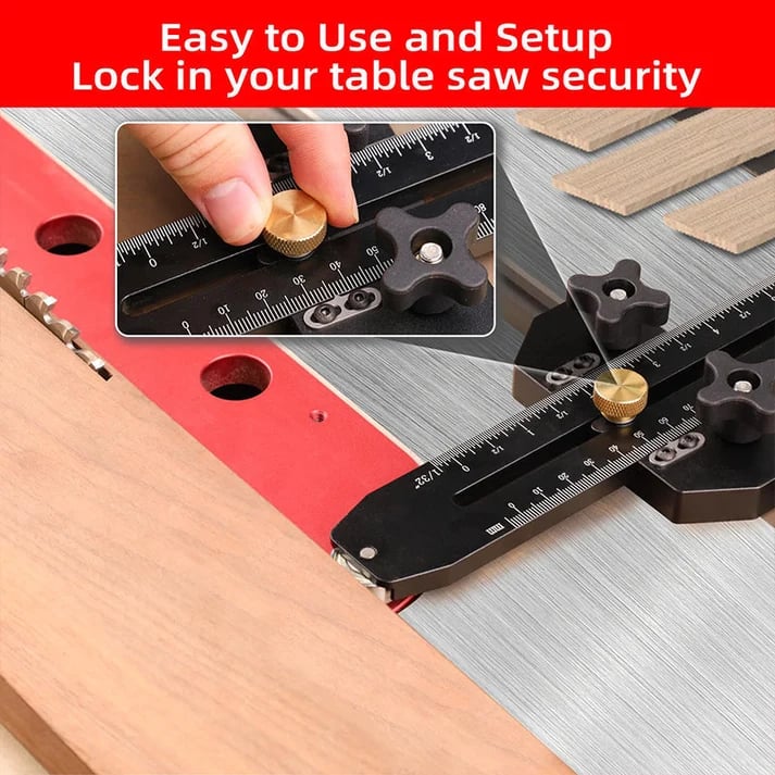 📢📢40% OFF !! ⏰Thin Rip Table Saw Jig