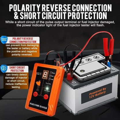 🔥 32% OFF | Universal Fuel Injector Tester Tool | Professional Automotive Injector Diagnostic Tester🚗