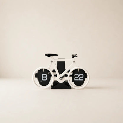 Creative Bicycle Automatic Page Turning Clock
