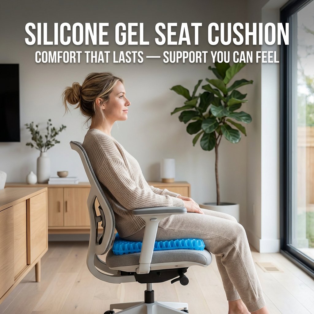 ✨LAST DAY 49% OFF❤Ergonomic Silicone Seat Cushion – Relief You Can Feel