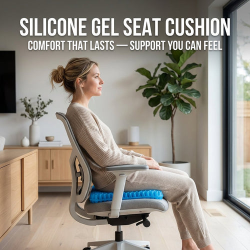 ✨LAST DAY 49% OFF❤Ergonomic Silicone Seat Cushion – Relief You Can Feel