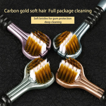🔥Three head toothbrush