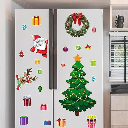 Christmas Refrigerator Magnets,Christmas Tree Magnets for Fridge Stickers