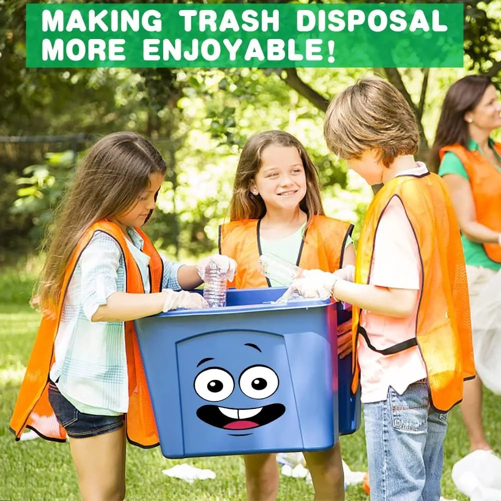 🌱 Eco-friendly sticker set for trash cans