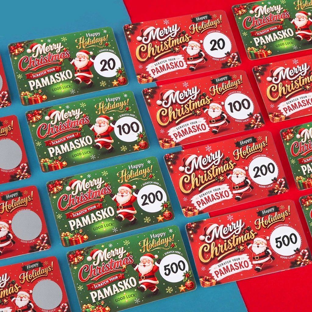 🎅 Christmas Scratch-Off Surprise Cards | Holiday Party Game