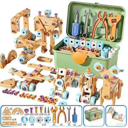 Children's Educational DIY Toy Tool Kit-Build More. Learn More. Play Creatively