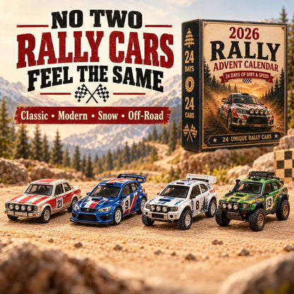 2026 Rally Racing Advent Calendar – 24 Collectible Rally Cars