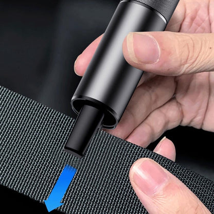 🔥HOT SALE🔥❄️Summerfresh 50% OFF!🚗2-in-1 Car Emergency Escape Tool – Spring-Loaded Tempered-Glass Window Breaker & Seatbelt Cutter