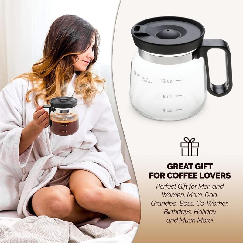 ✨HOT SALE 49% OFF☕ 16 Oz Glass Coffee Mug – Coffee Pot Style
