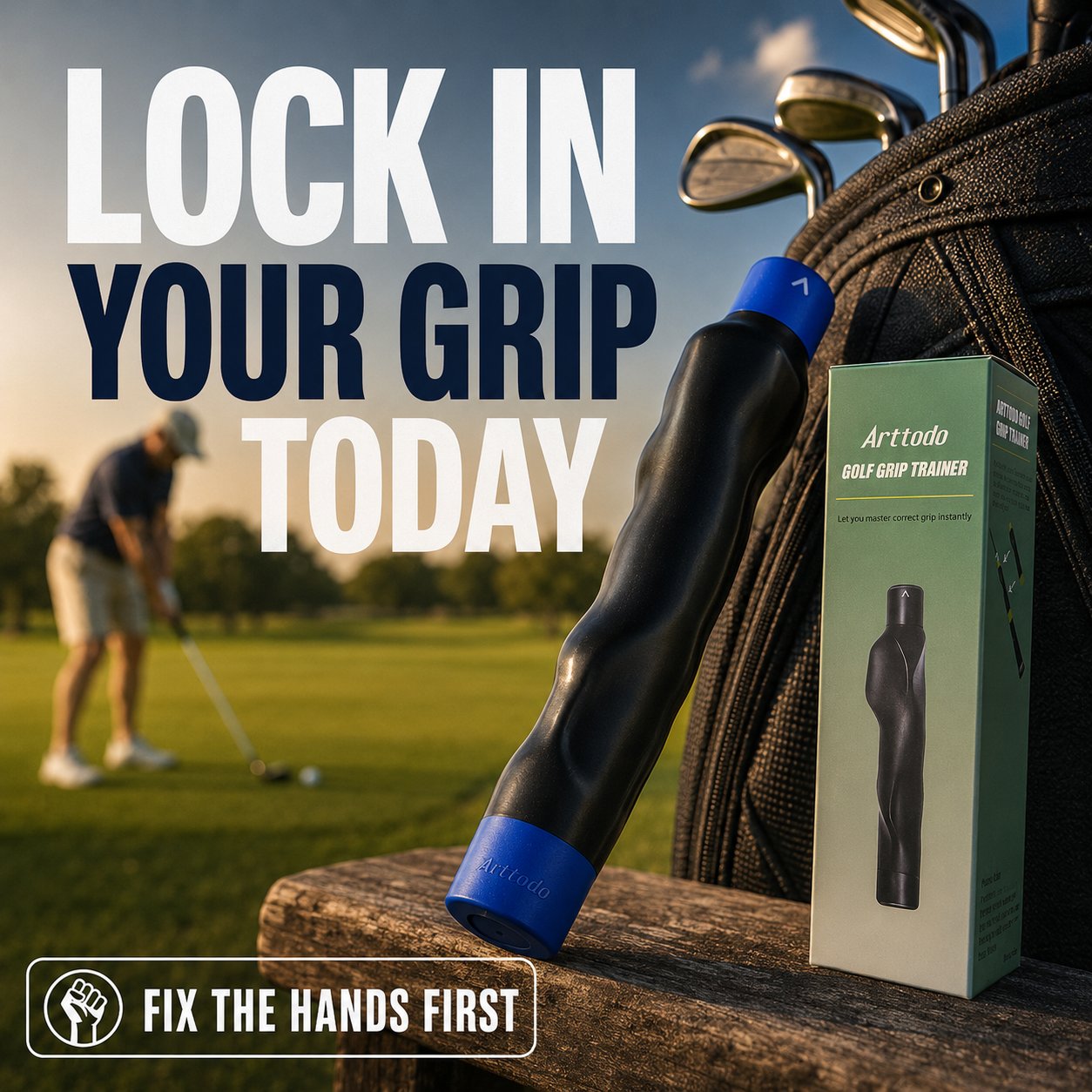 🔥Last Day 49% OFF - Golf Grip Trainer — Fix Your Grip Before It Ruins Your Swing