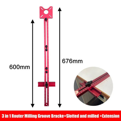 📢📢50% OFF !! ⏰3 in 1 Router Milling Groove Bracke（50% OFF）