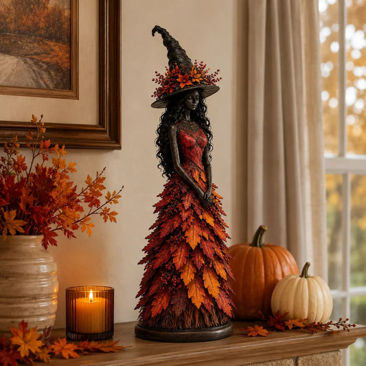 🧙Enchanted Autumn Witch Figurine