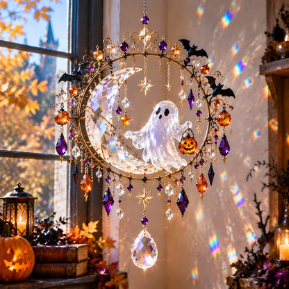 🎃 Halloween Crystal Suncatcher - Turn Sunlight Into Halloween Magic 🌈