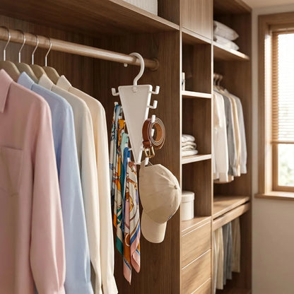 V Shaped Double-Sided Closet Organizer Hanger