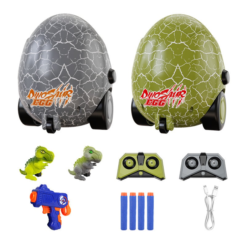 Remote Control Dinosaur Egg Battle Toys - 2 Pack