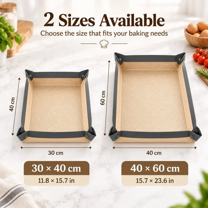 🍪 Foldable Silicone Baking Tray – Bake, Release & Store with Ease