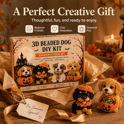 🎁🐶🎃🐶3D Halloween Dog DIY Art Set