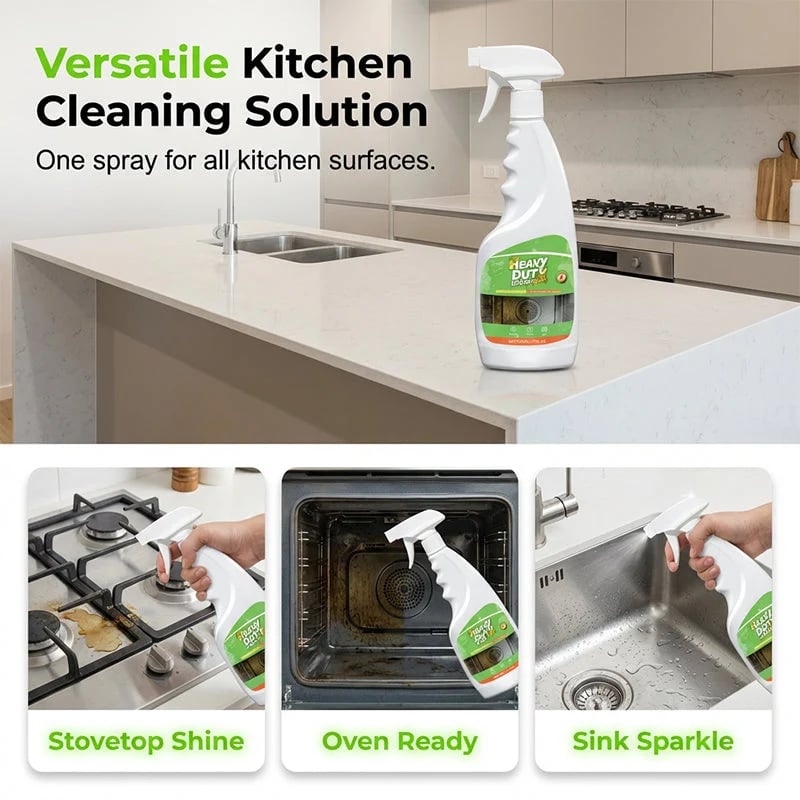 🔥HOT SALE🔥 50%OFF✨💞50K+ SOLD!🏆Heavy Duty Kitchen Degreaser Spray