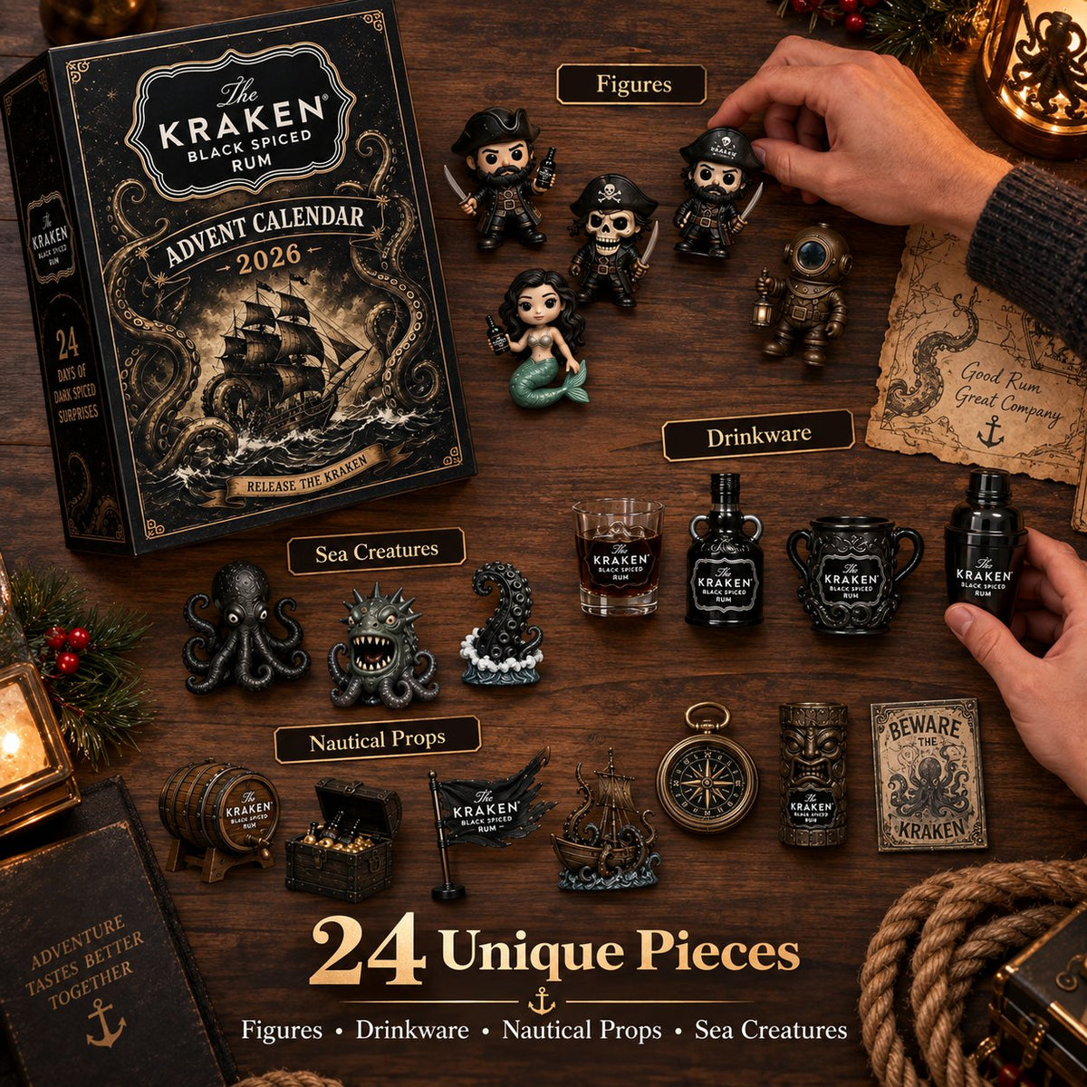 Deep Sea Pirate Advent Calendar – 24 Nautical Fantasy Collectibles