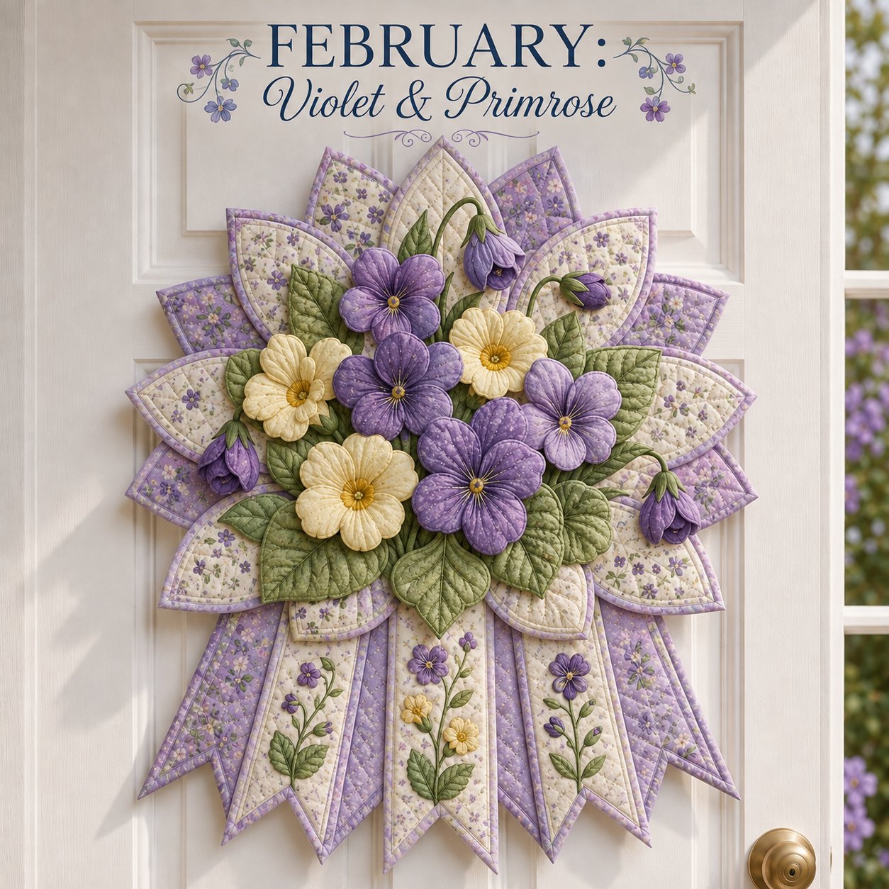 🌸 Beginner-Friendly 12-Month Birth Flower 3D Quilted Wall Hanging Sewing Kit Collection | Complete Kit with Coordinated Fabrics, Sewing Materials & Step-by-Step Guide Included 💕