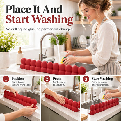Silicone Sink Splash Guard