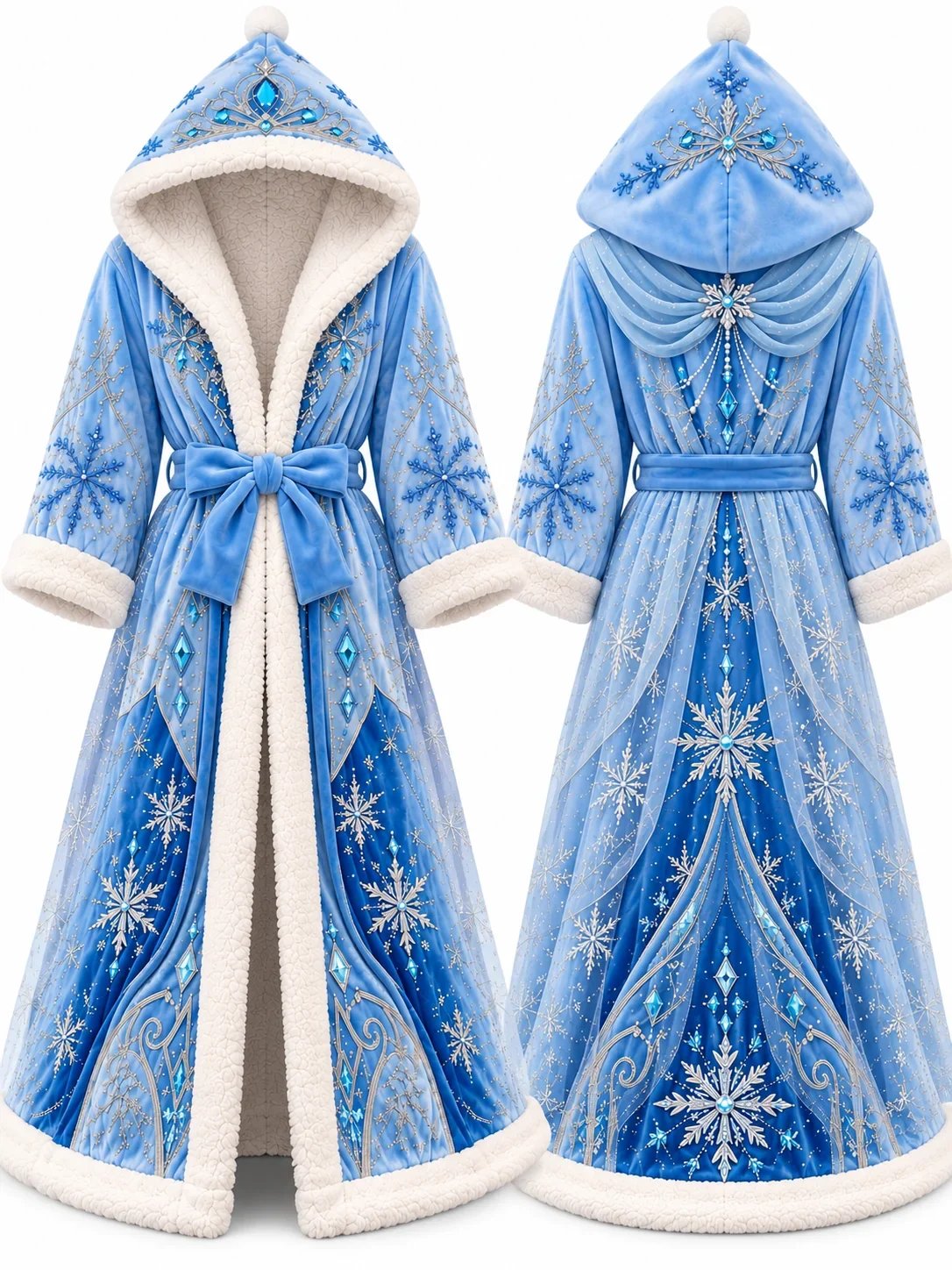 👑 CozyEverAfter™ Heated Princess Robe – Cozy warmth for cold days
