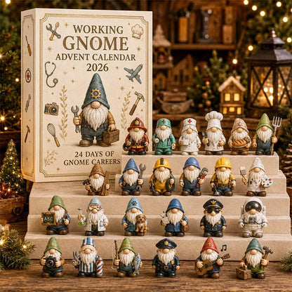 ⏳ Last Day 49% OFF – 🧙 2026 Christmas Gnome Advent Calendar | 24 Unique Mini Gnome Surprises for Daily Countdown Fun, Collecting & Holiday Display 🎄✨
