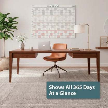 📅Own the Year 2027 GIANT Wall Calendar - Flexible Dry-Erase Material ✍️Design Your Amazing Year!🏃