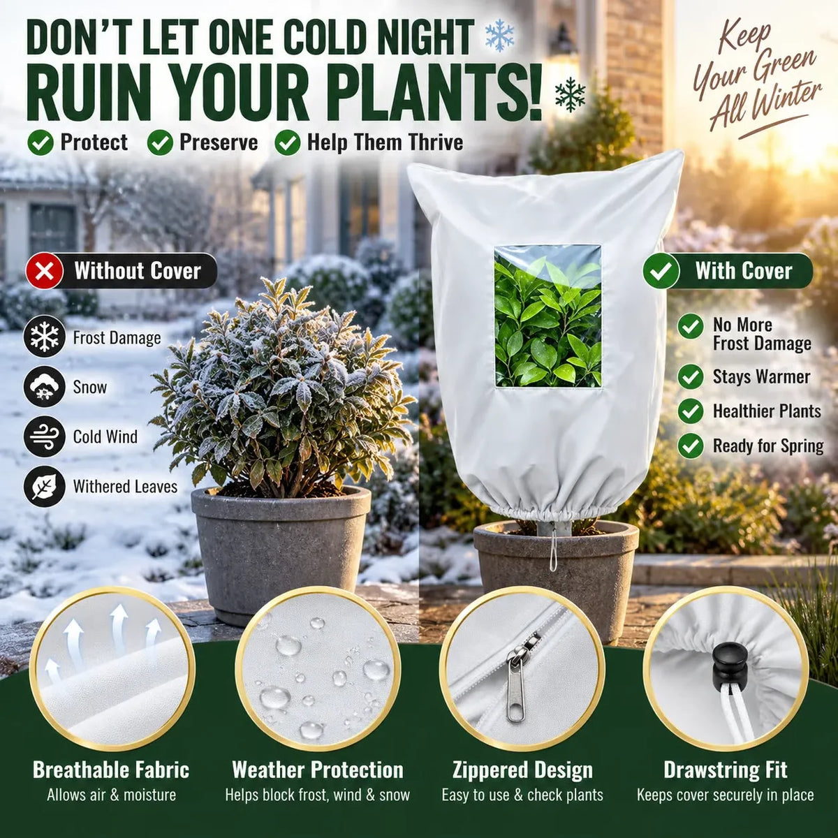 ❄️ Winter Frost Protection Covers