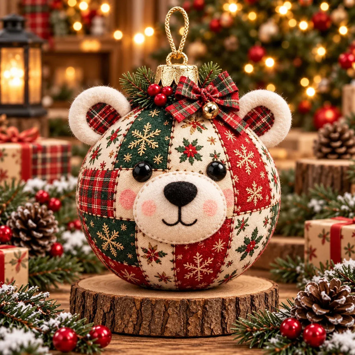 🎄Beginner-Friendly Cozy Patchwork Christmas Ornament Collection | 8 Festive Character Designs for Trees, Wreaths & Holiday Gifts ✨