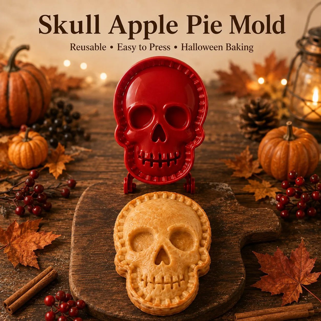 🎃🎄16 Festive Designs • Easy Hand-Press Molds • Perfect for Cookies, Mini Pies & Stuffed Pastries 🥧 Press, Fill & Bake Your Way Through the Holidays 😋