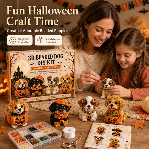 🎁🐶🎃🐶3D Halloween Dog DIY Art Set