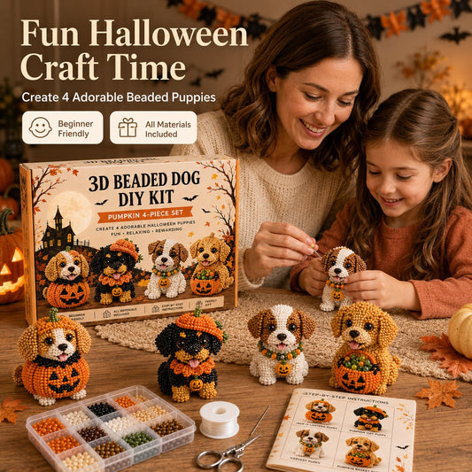🎁🐶🎃🐶3D Halloween Dog DIY Art Set