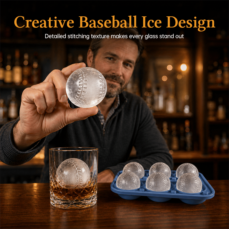Baseball Ice Ball Mold