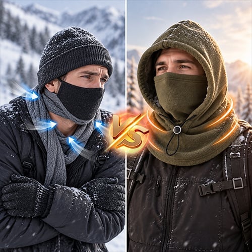 🔥HOT SALE🔥Fleece Double Layer Integrated Hat