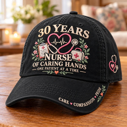 🎉 30-Year Career Milestone Baseball Caps | Celebrate a Lifetime of Dedication
