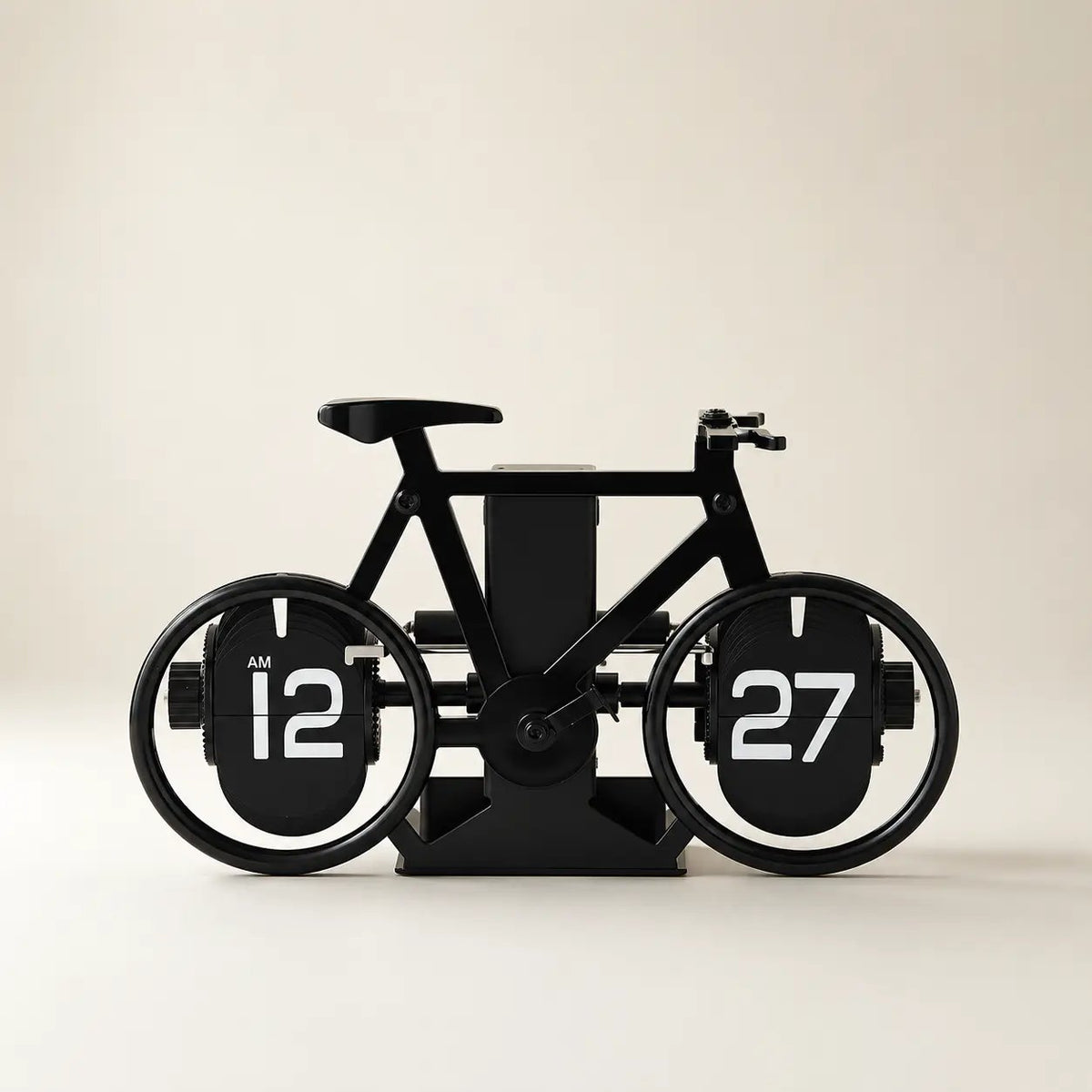 Creative Bicycle Automatic Page Turning Clock