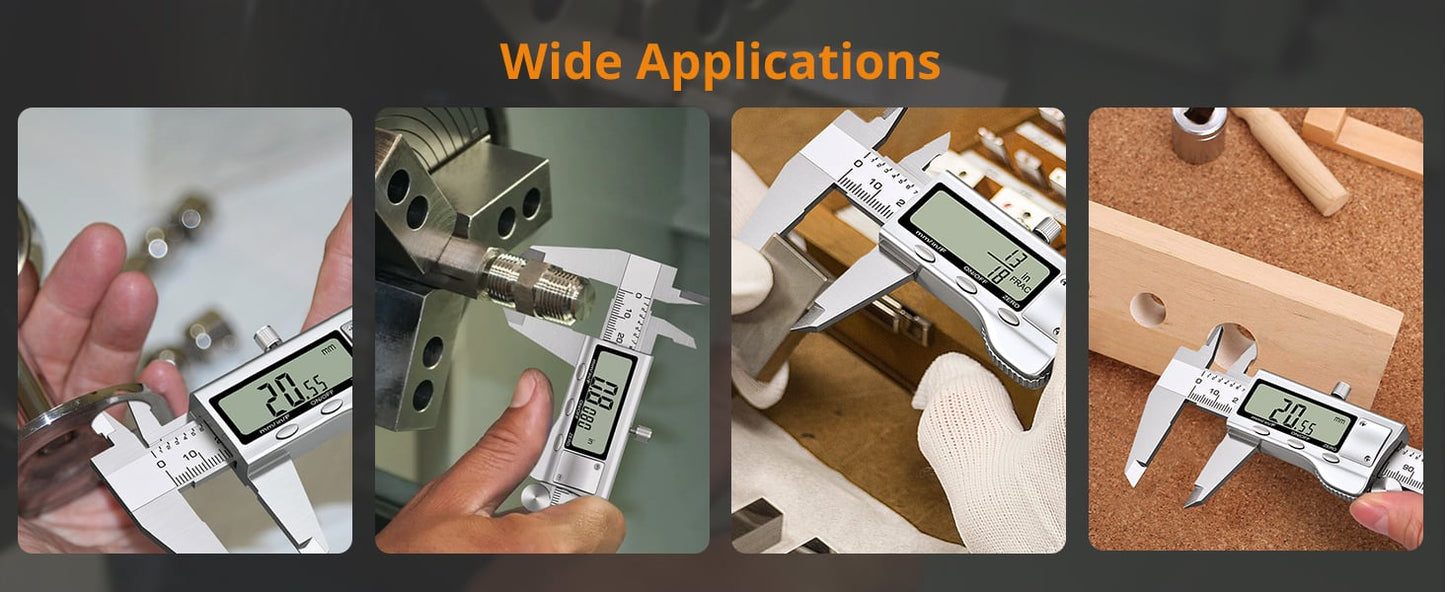 6 inch/150mm High‐Precision Stainless‐Steel Digital Vernier Caliper