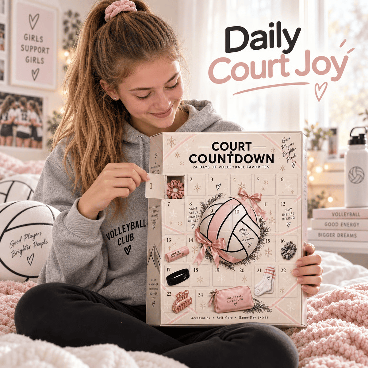 🏐 24 Days. 24 Surprises. One Volleyball-Obsessed Christmas. — 2026 Court Countdown Mystery Box