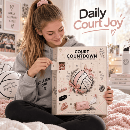 🏐 2026 Volleyball Advent Calendar – 24-Day Court Countdown