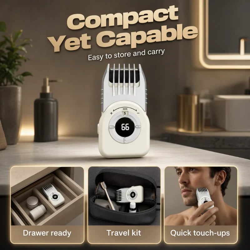 ✂️📱 Cordless Hair Clipper – 4-in-1, Waterproof, USB-C – for Hair & Beard! 🌟