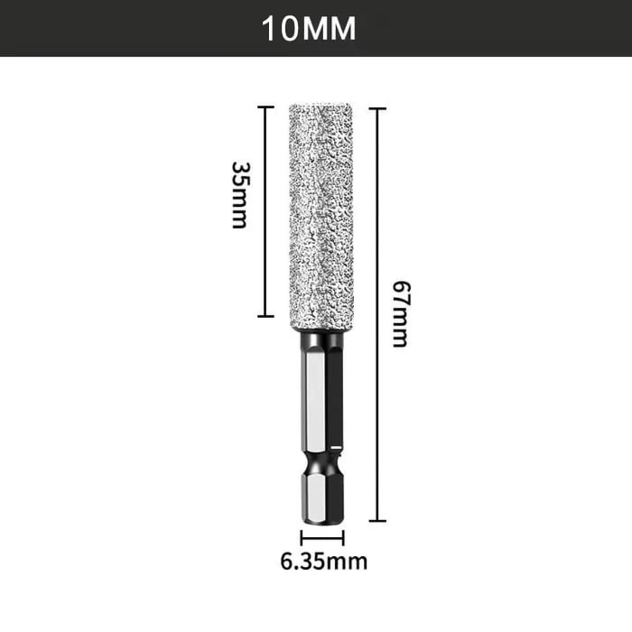 Hex Shank Brazed Hole Opener for Drilling and Grinding