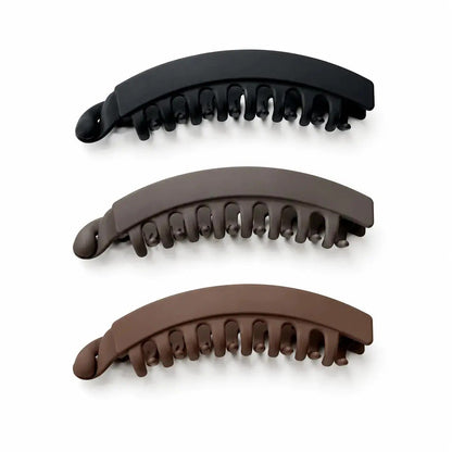 3 PCS Banana Hair Clips for Women, Cute and Stylish French Hair Claw Clips