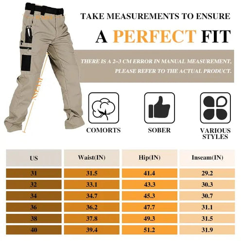 🔥Men’s Multi-Pocket Tactical Work Pants