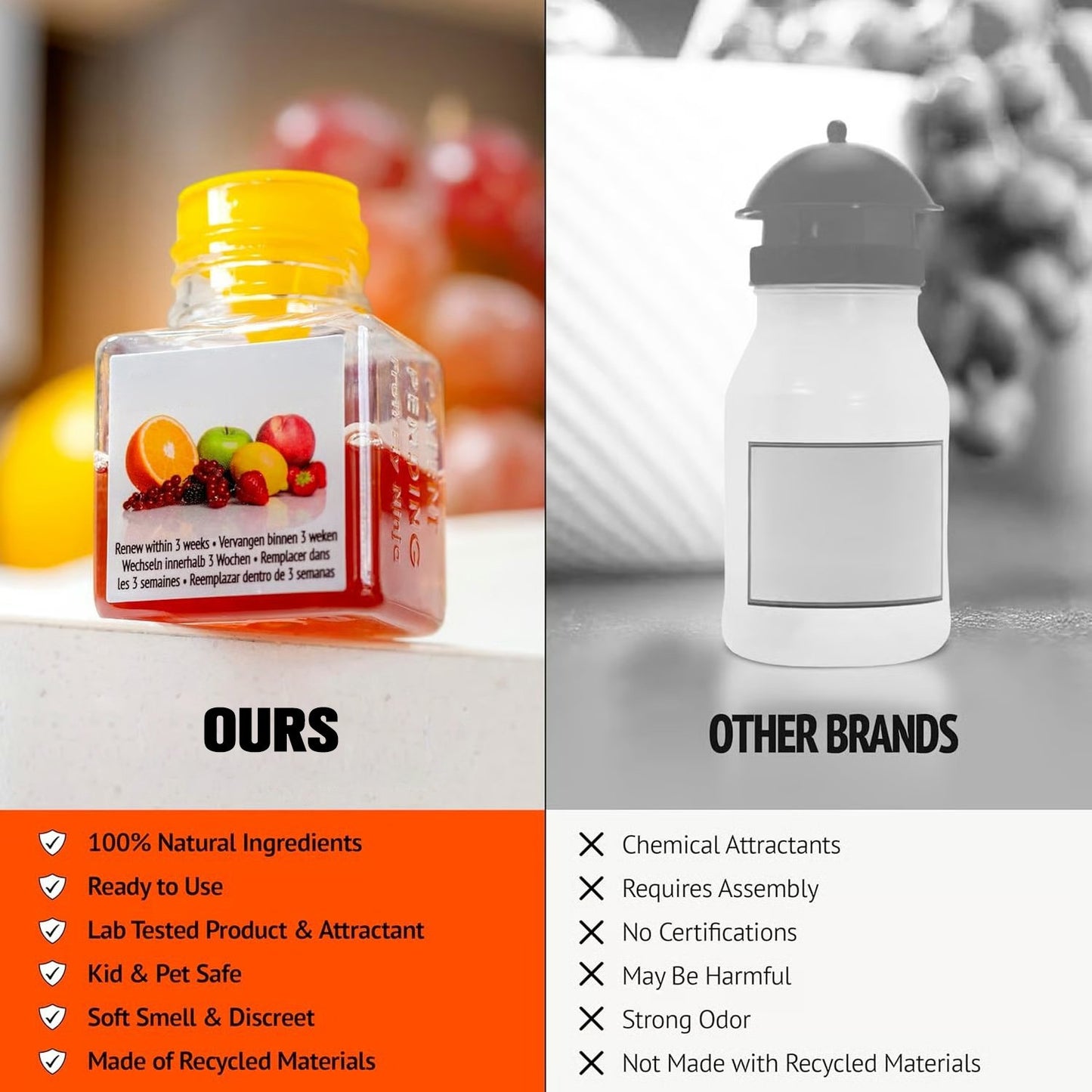 🏆Buy 2 Get 1 Free🔥Fruit Fly Traps- safe for children and pets