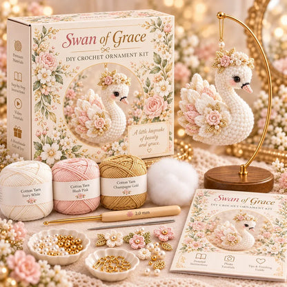 🔥LAST DAY 50% OFF - 🧶 DIY Crochet Bird Ornament Kit Collection | Comfort, Hope & Grace